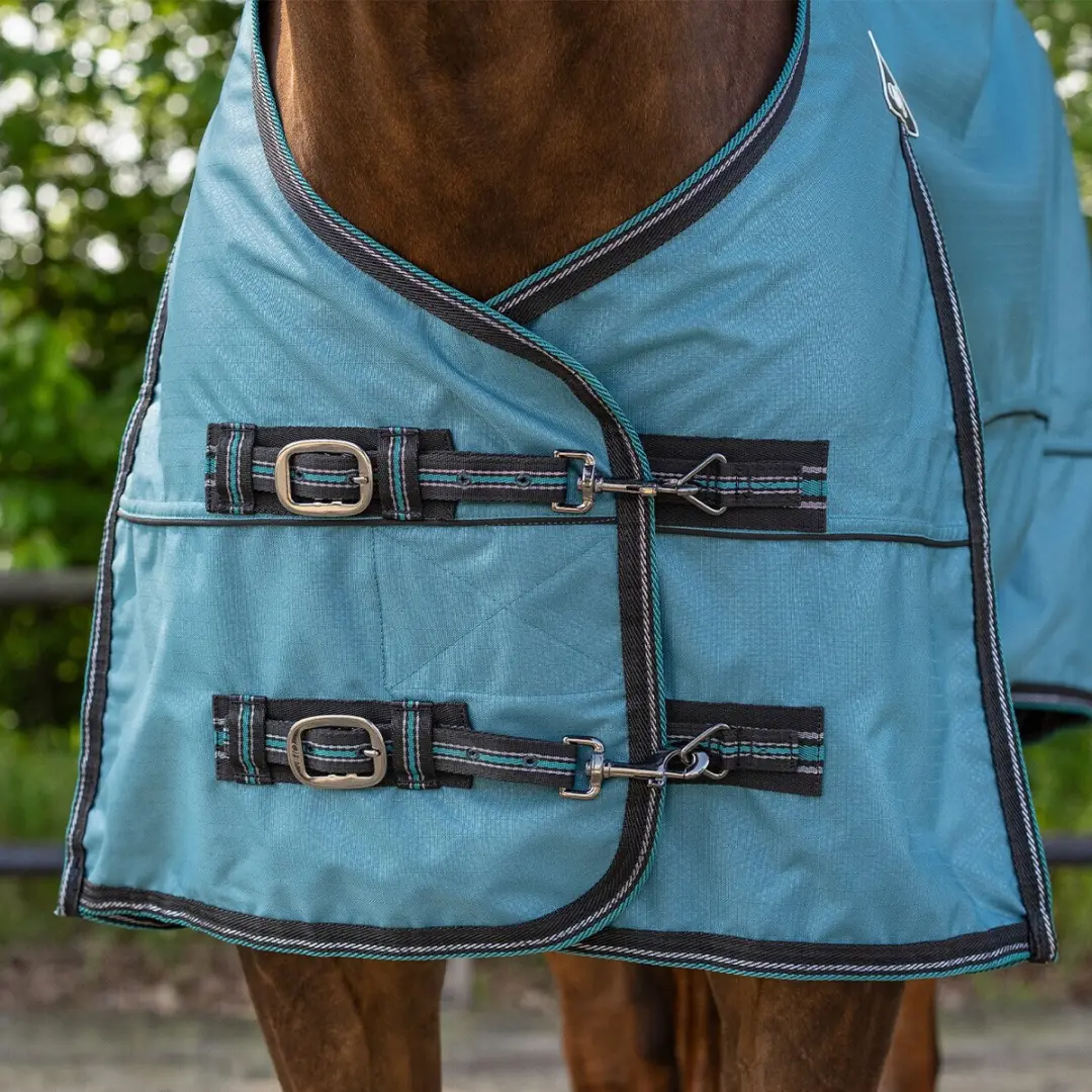 QHP Waterdichte Zomerdeken Blauw 165cm - afbeelding 2 van 6