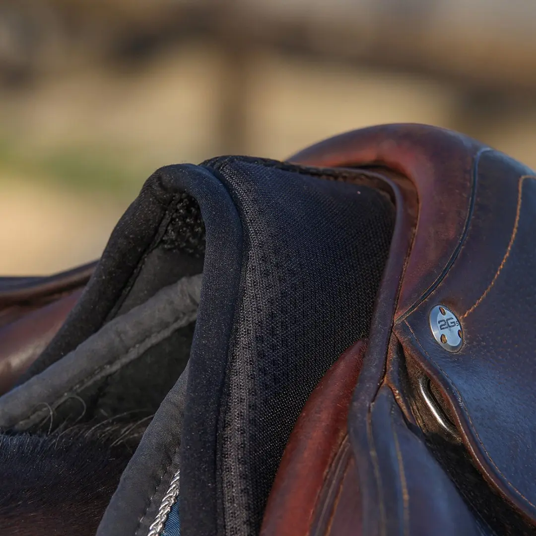 QHP Air Mesh Onderlegger Pony - Zwart