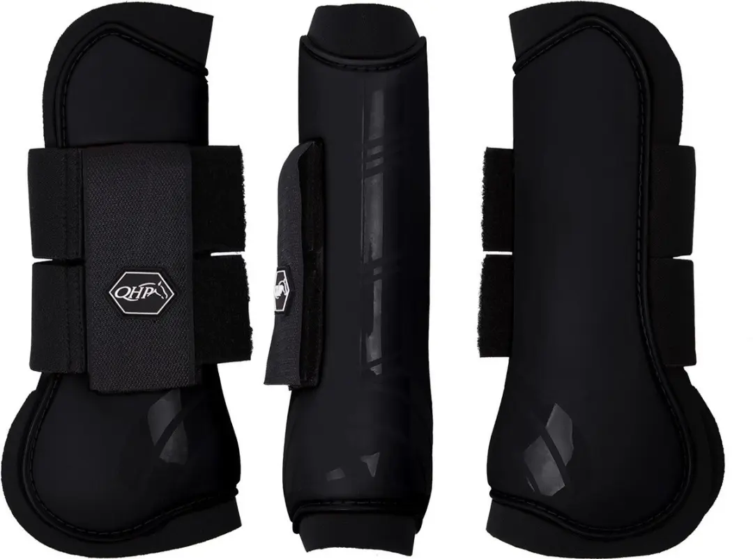 QHP Peesbeschermers Black Mini Shet - L - afbeelding 6 van 6