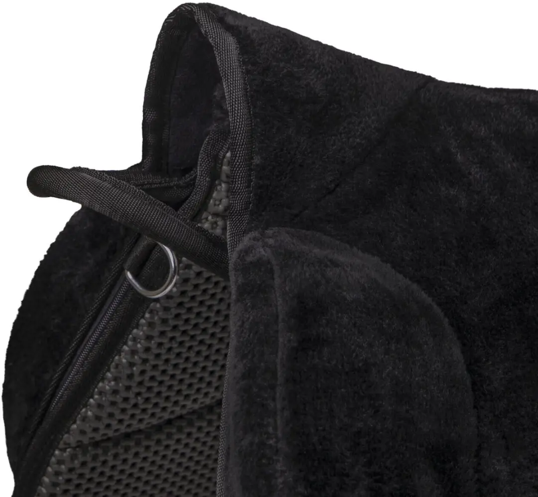 QHP Bareback Pad Super Soft Shetlander - Zwart