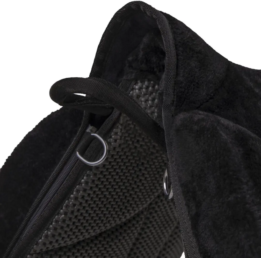 QHP Bareback Pad Super Soft Shetlander - Zwart