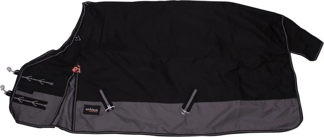 Epplejeck Tolga Deken 100g - 165cm - Zwart-grijs