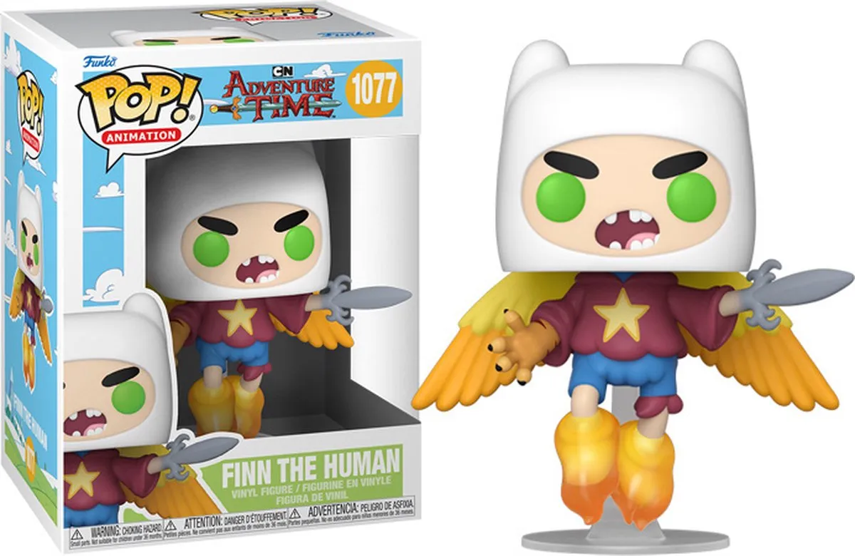 Funko Adventure Time POP! Ultimate Wizard Finn Verzamelfiguur - 9cm - Multicolor