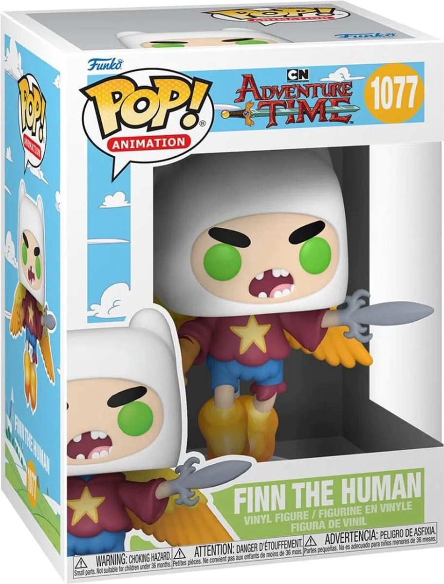 Funko Adventure Time POP! Ultimate Wizard Finn Verzamelfiguur - 9cm - Multicolor