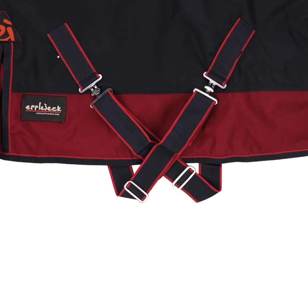 Epplejeck Junior 0g Deken - Donkerblauw-rood 90