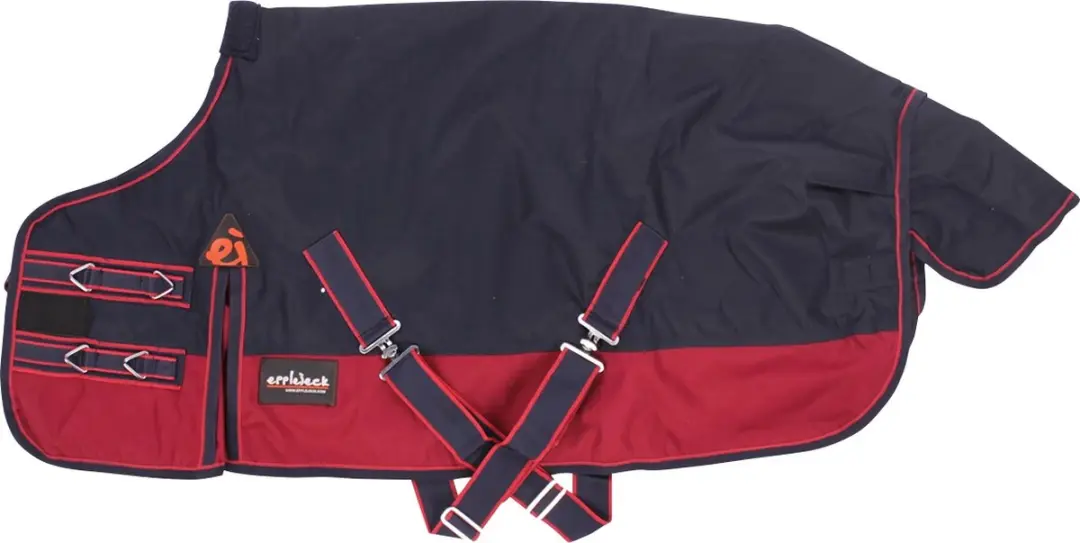 Epplejeck Junior 0g Deken - Donkerblauw-rood 90