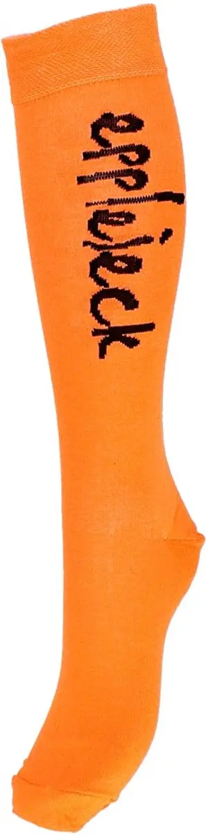Epplejeck Sokken Neon Oranje-Zwart