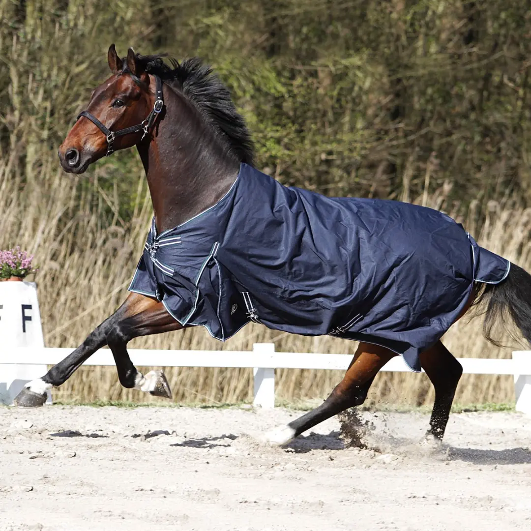 Horsegear Colcha 0gr Deken 155 - Donkerblauw-groen
