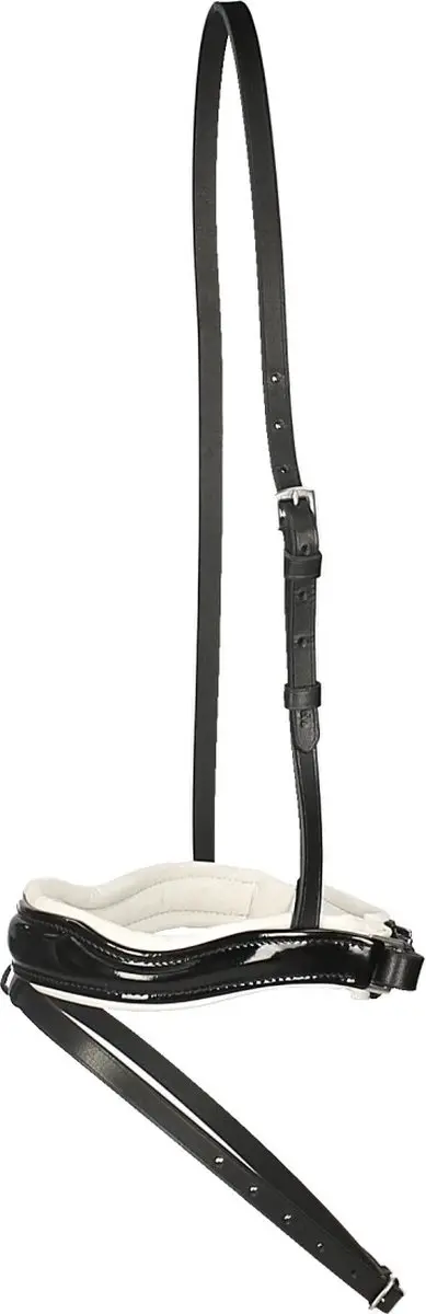 Horsegear Neusriem Shaped Full - Zwart