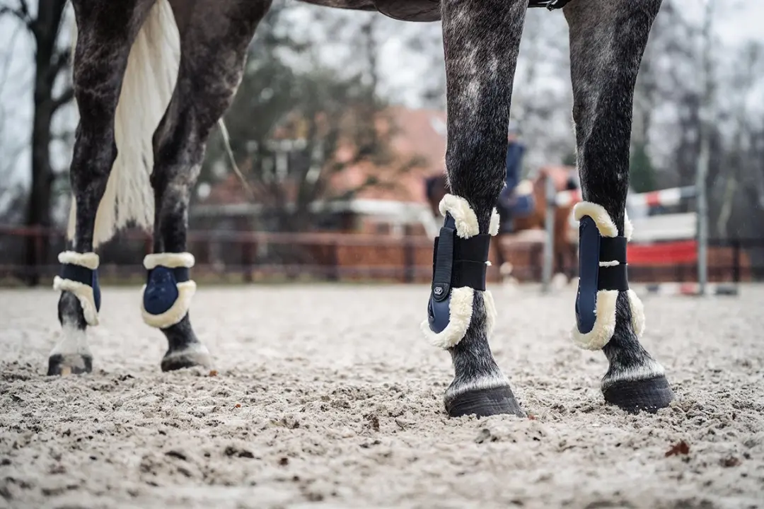 Horsegear Peesbeschermers HGLEXI Donkerblauw - Cob