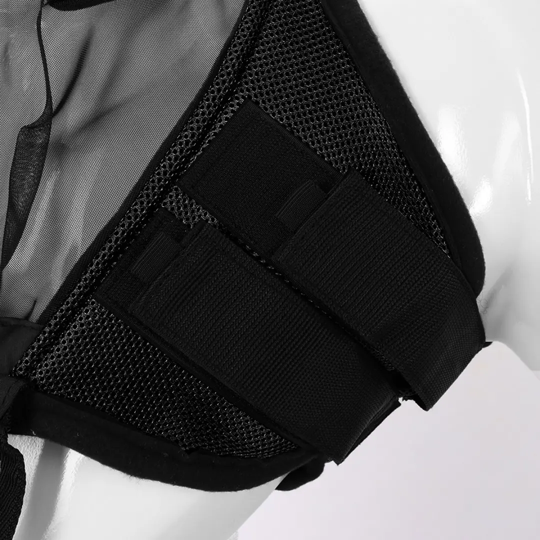 Horsegear Vliegenmasker HGAfneembare Neusflap - Zwart - 2 Stuks