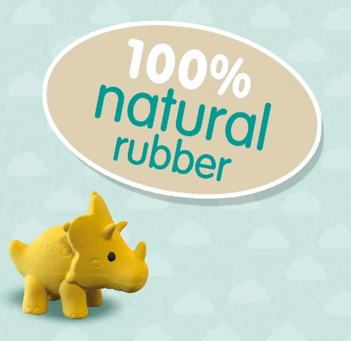 SES Creative Tiny Talents Bad Triceratops 13212 - Natuurlijk rubber