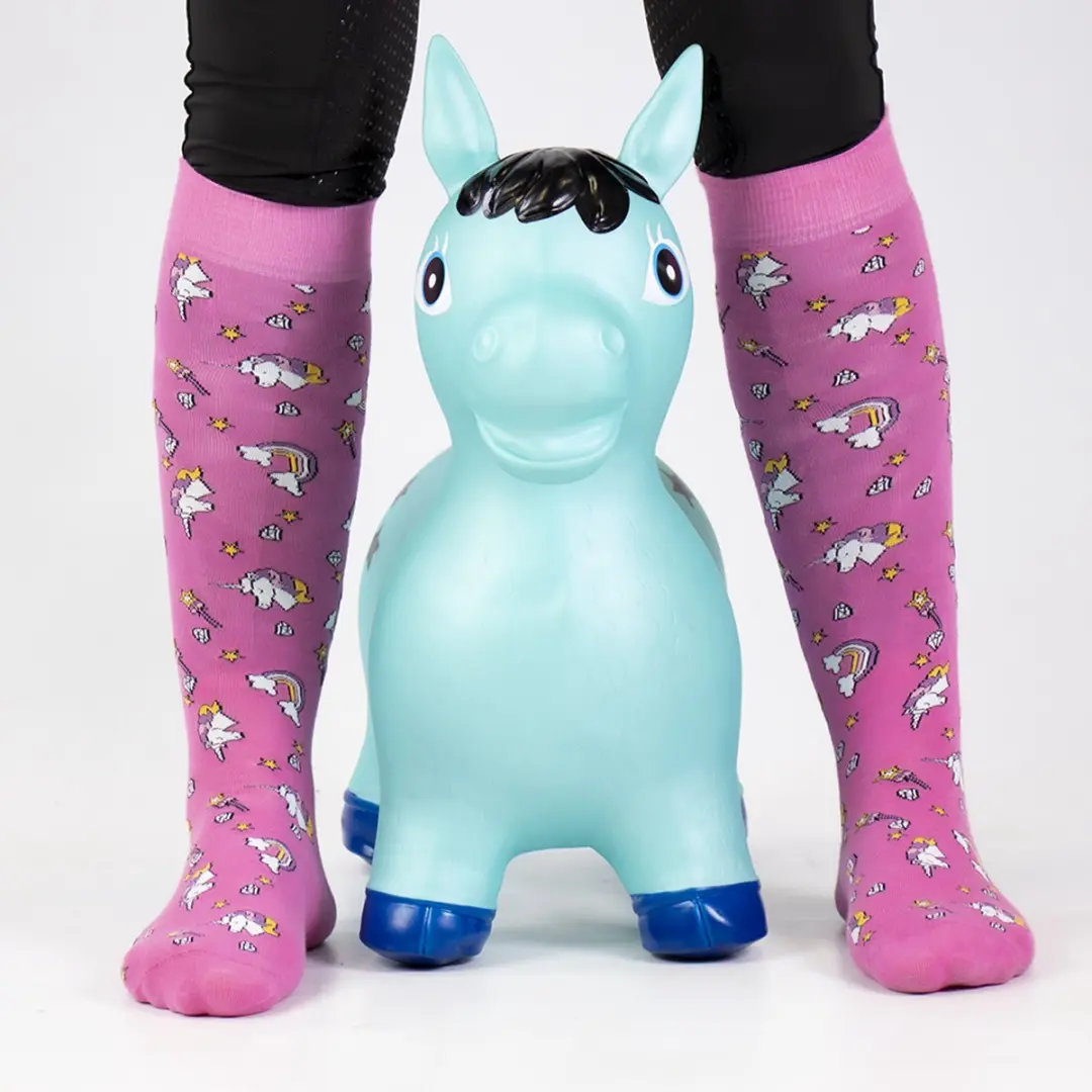 Epplejeck Ejunicorn Sokken - Roze - 2 Stuks