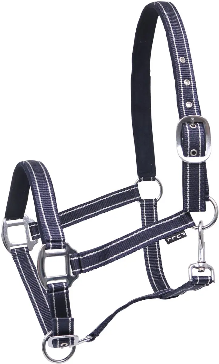 Horsegear Zari Halster - Shetlander - Donkerblauw-zilver