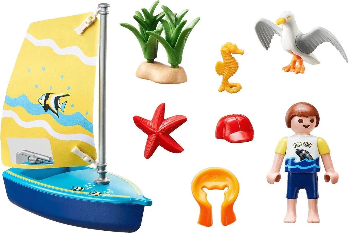 Playmobil Family Fun Zeilbootje 70438 - Multicolor - afbeelding 6 van 6