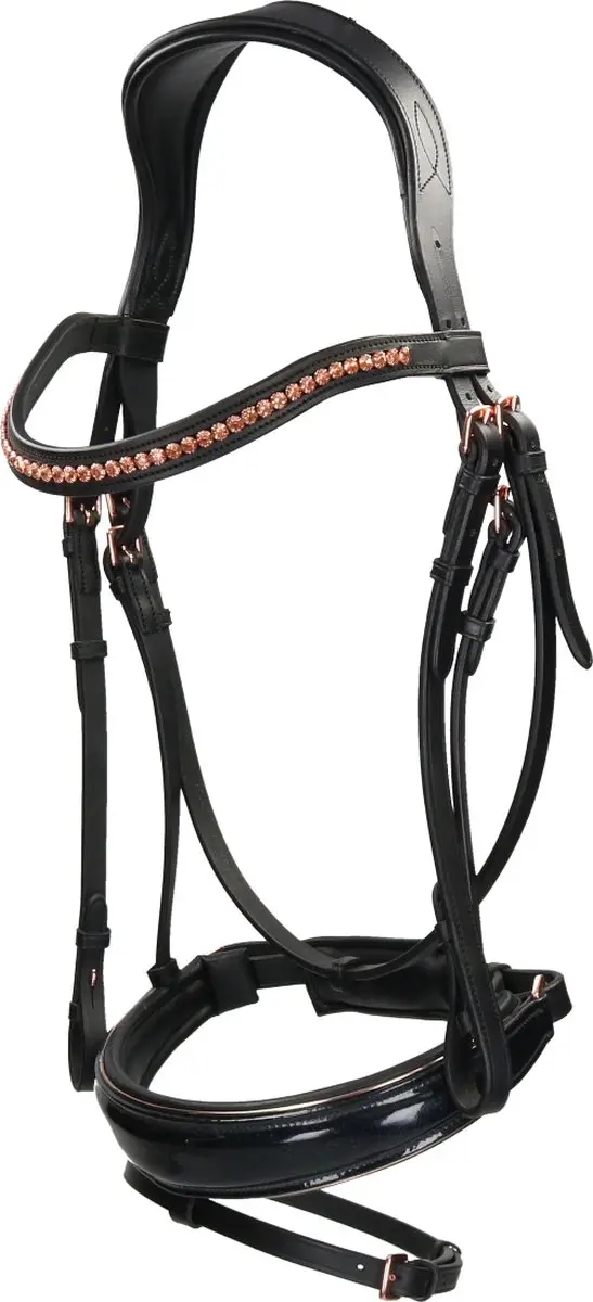 Horsegear Hoofdstel HGblush Pony - Zwart