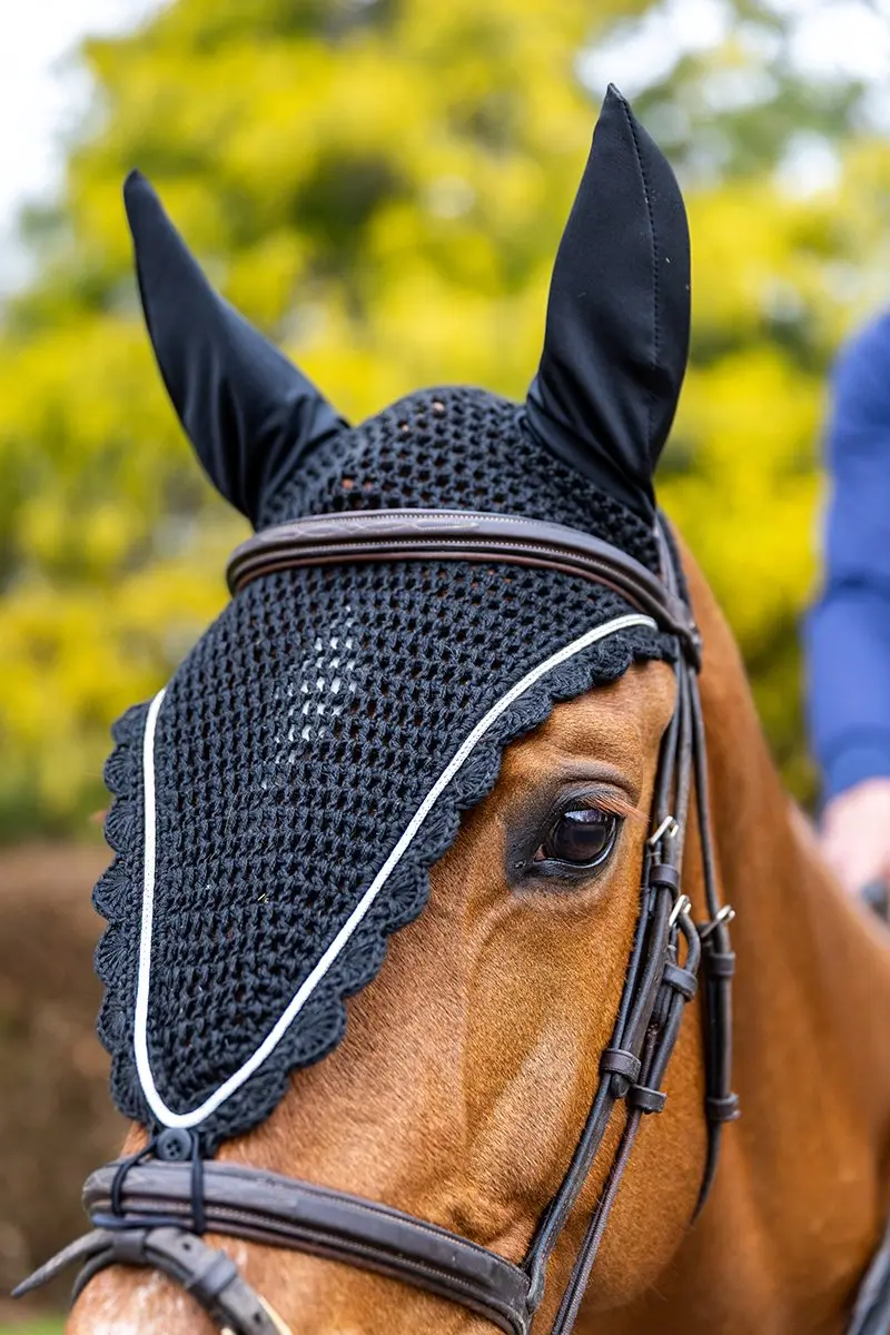 Horsegear Oornetje HGfrome Zwart