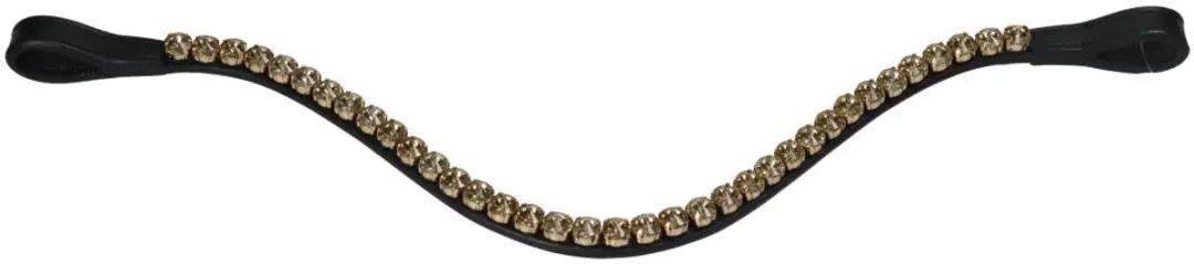 Horsegear HGSalerno Frontriem - Cob - Goud