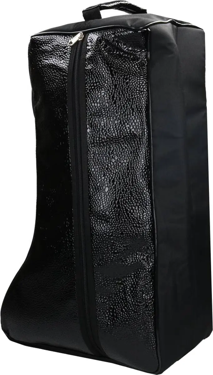 Horsegear Laarzentas Horsegear Hgcroco Patent Zwart