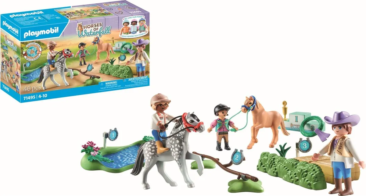 Playmobil Horses of Waterfall Ponytoernooi 71495 - Multicolor - afbeelding 6 van 6