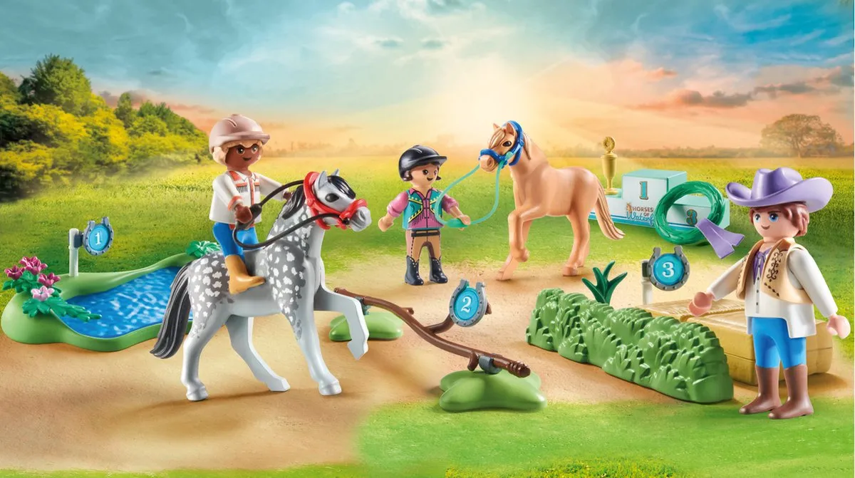 Playmobil Horses of Waterfall Ponytoernooi 71495 - Multicolor