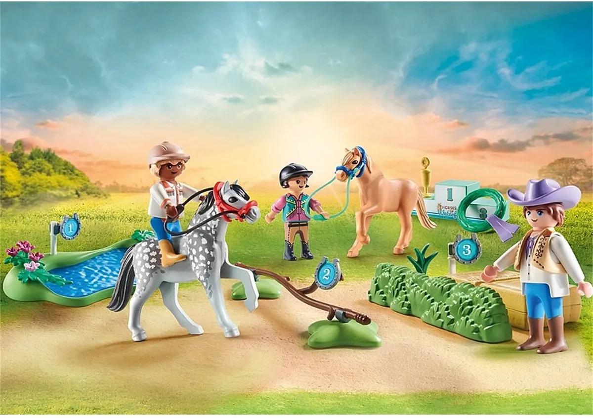 Playmobil Horses of Waterfall Ponytoernooi 71495 - Multicolor