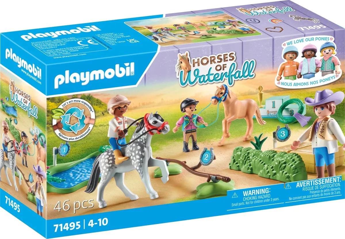 Playmobil Horses of Waterfall Ponytoernooi 71495 - Multicolor