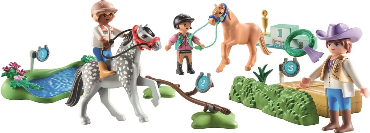 Playmobil Horses of Waterfall Ponytoernooi 71495 - Multicolor