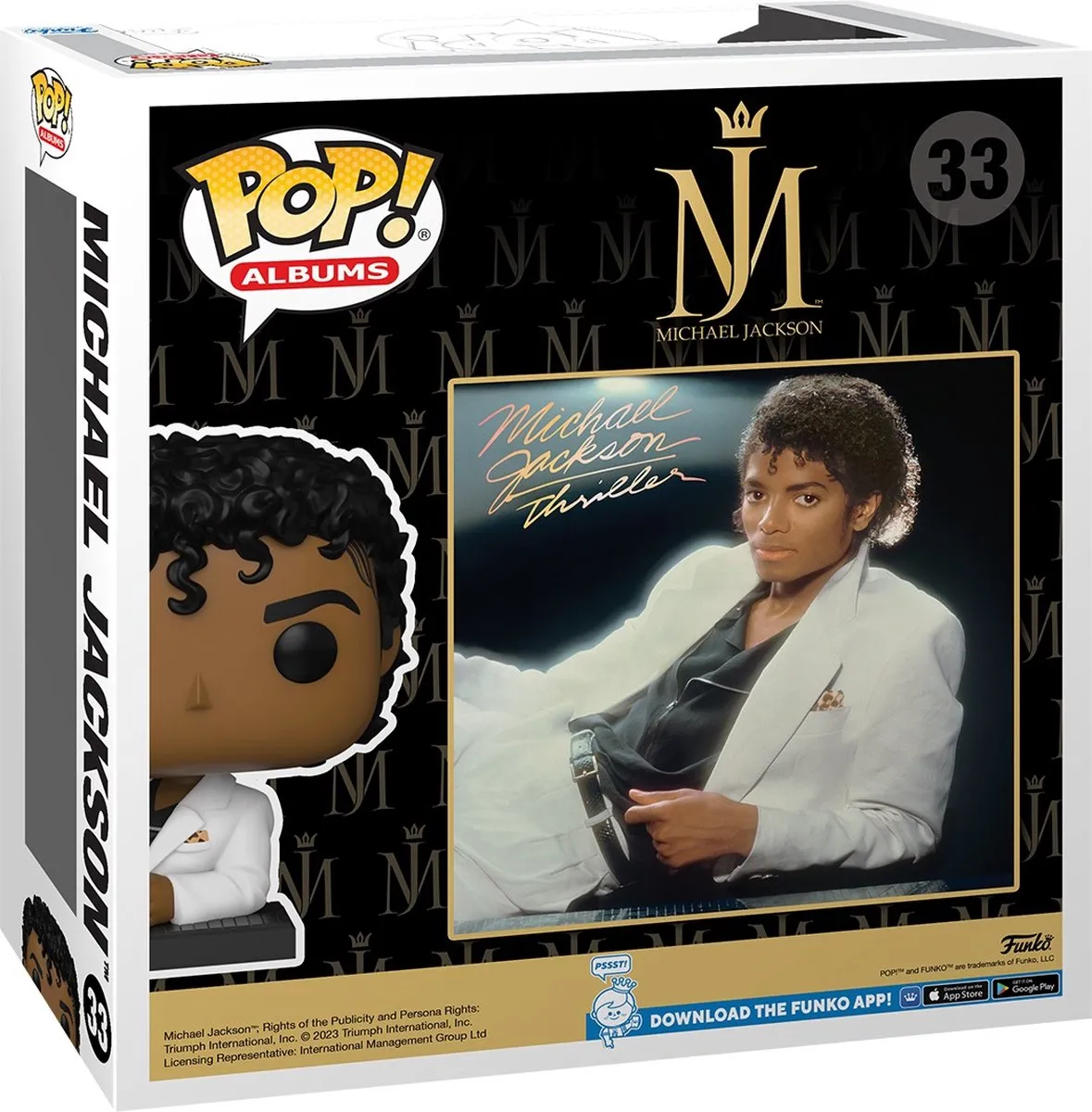 Funko Pop Michael Jackson Thriller #33 - Vinyl Figuur 20cm - Multi - afbeelding 6 van 6