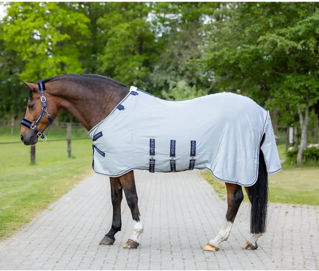Horsegear Hgprotect V2 Vliegendeken - 110cm Grijs