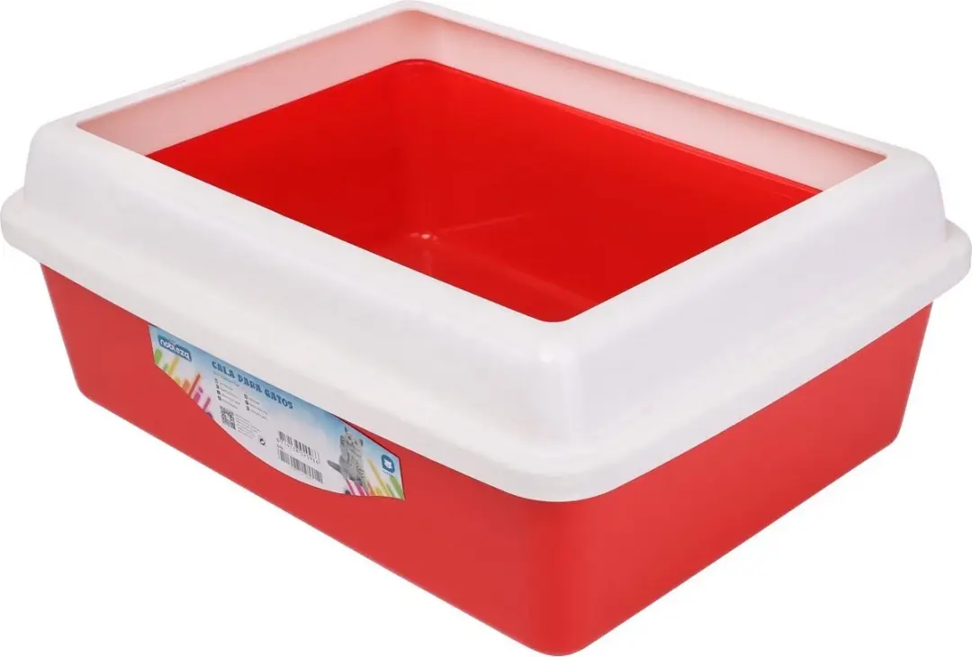 Nobleza Open Kattenbak 43x33x17cm - Rood
