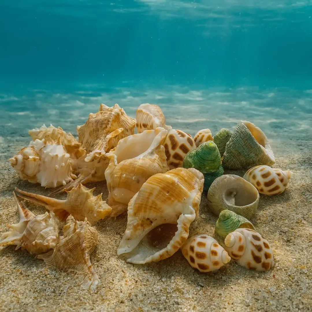 Nobleza Aquariumdecoratie Schelpen & Slakkenhuizen - 40 Stuks - 2-10 cm