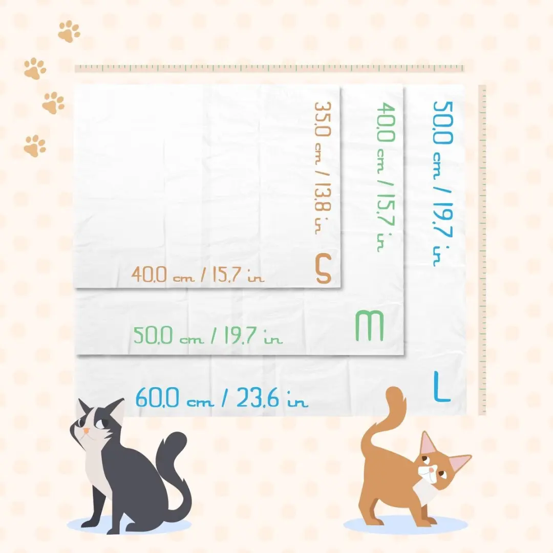 Nobleza Kattenbakzakken 12 Stuks - 40x35cm - Transparant