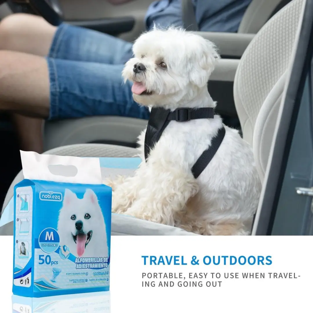 Nobleza Puppy Training Pads 60x60cm - 50 Stuks - afbeelding 6 van 6