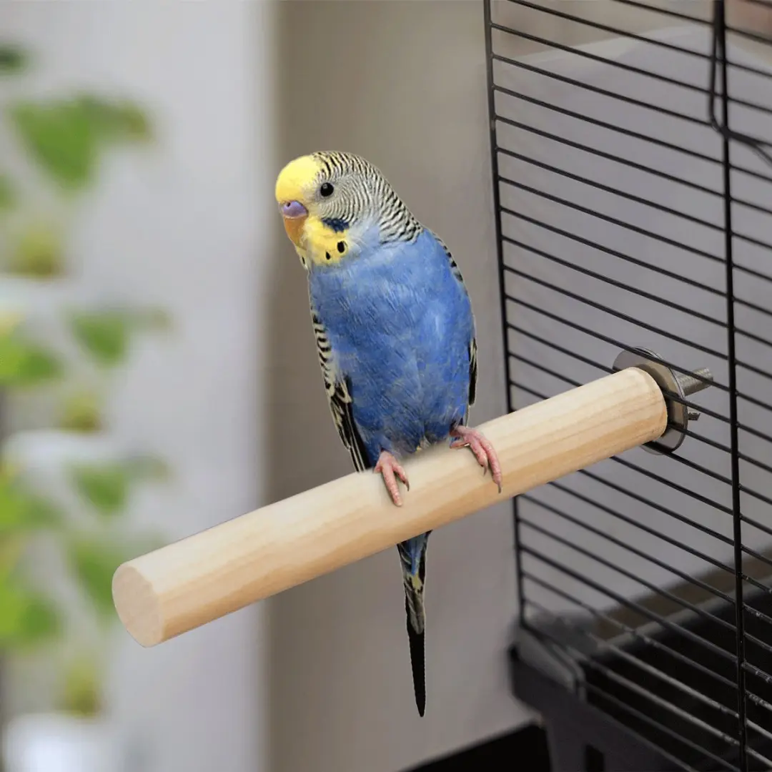 Nobleza Zitstok Vogelkooi - Natuurlijk Hout 20cm