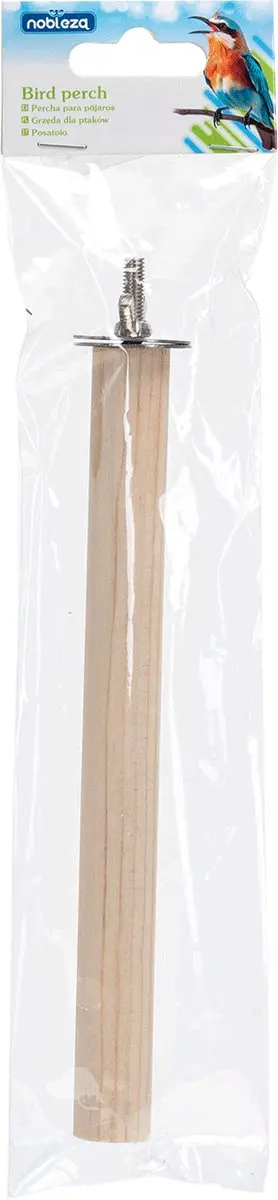 Nobleza Zitstok Vogelkooi - Natuurlijk Hout 20cm - afbeelding 6 van 6