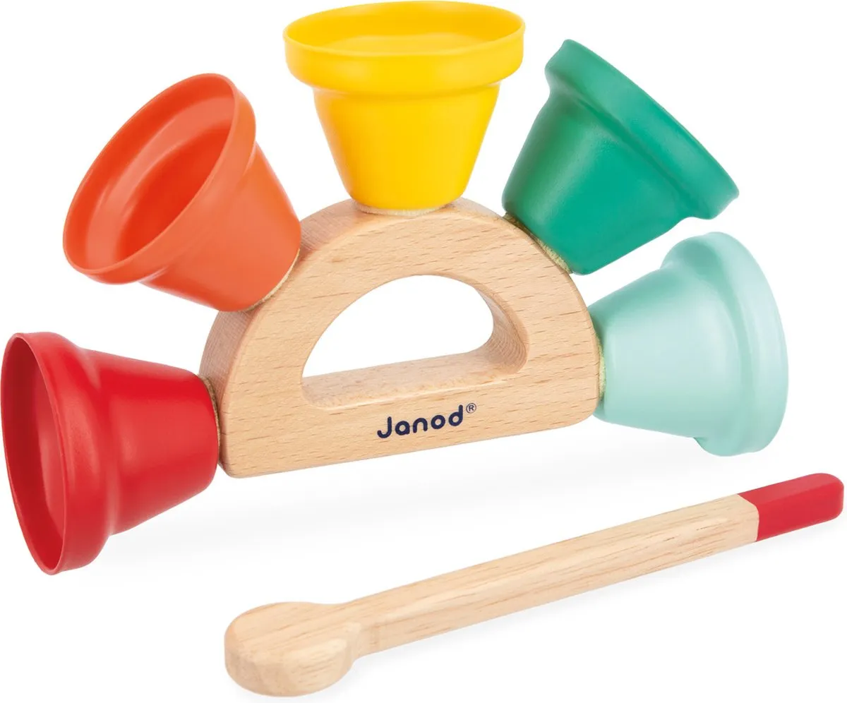 Janod Gioia Belletjes Multikleur - 5 Bellen
