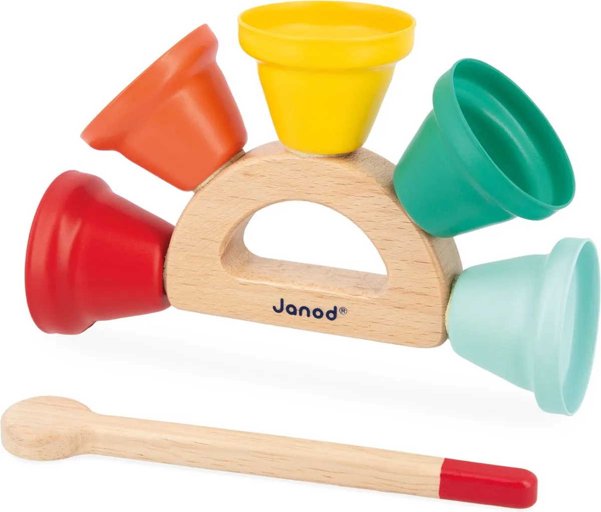 Janod Gioia Belletjes Multikleur - 5 Bellen - afbeelding 6 van 6