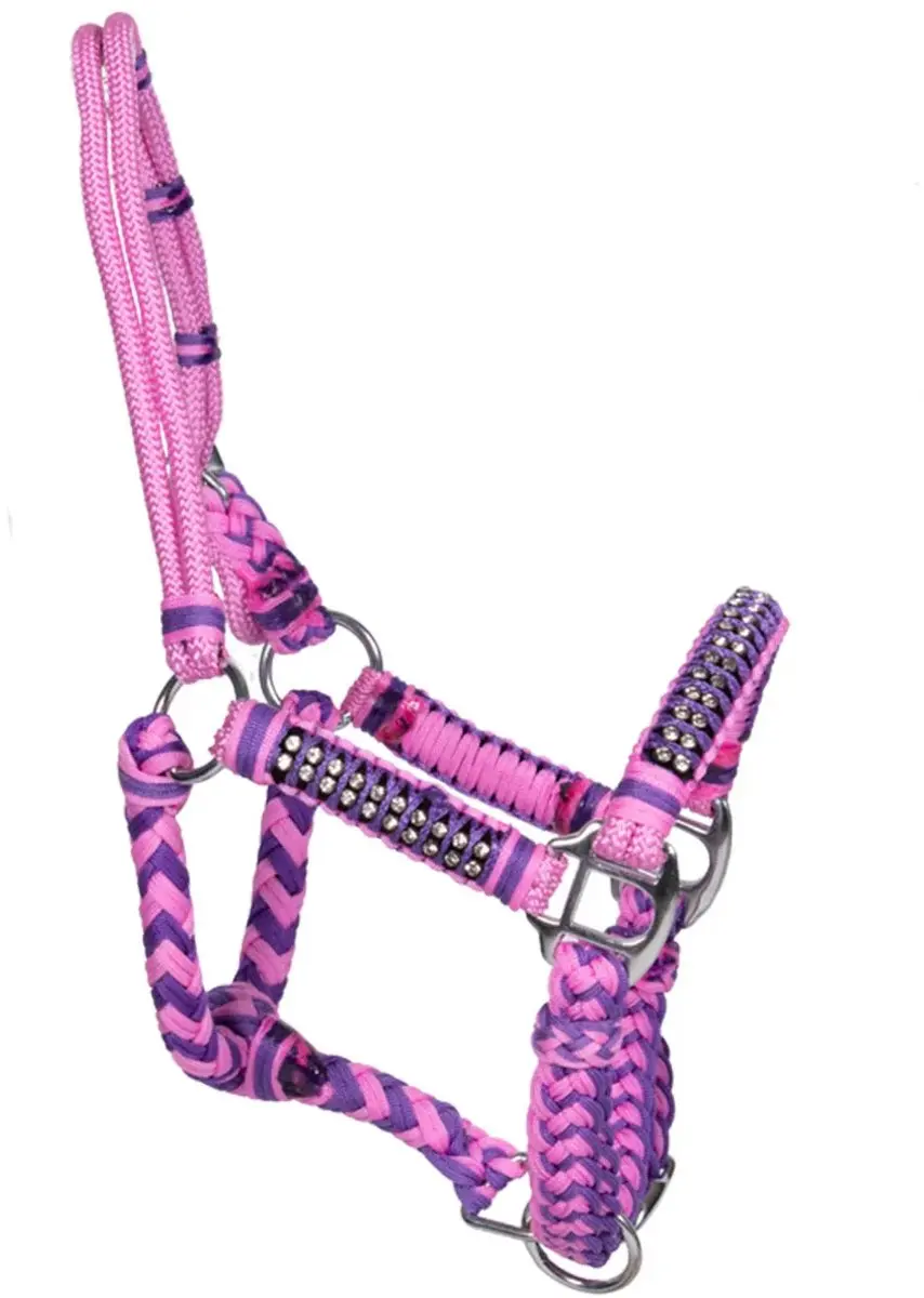 Pagony Deluxe Touwhalster Shetlander Roze