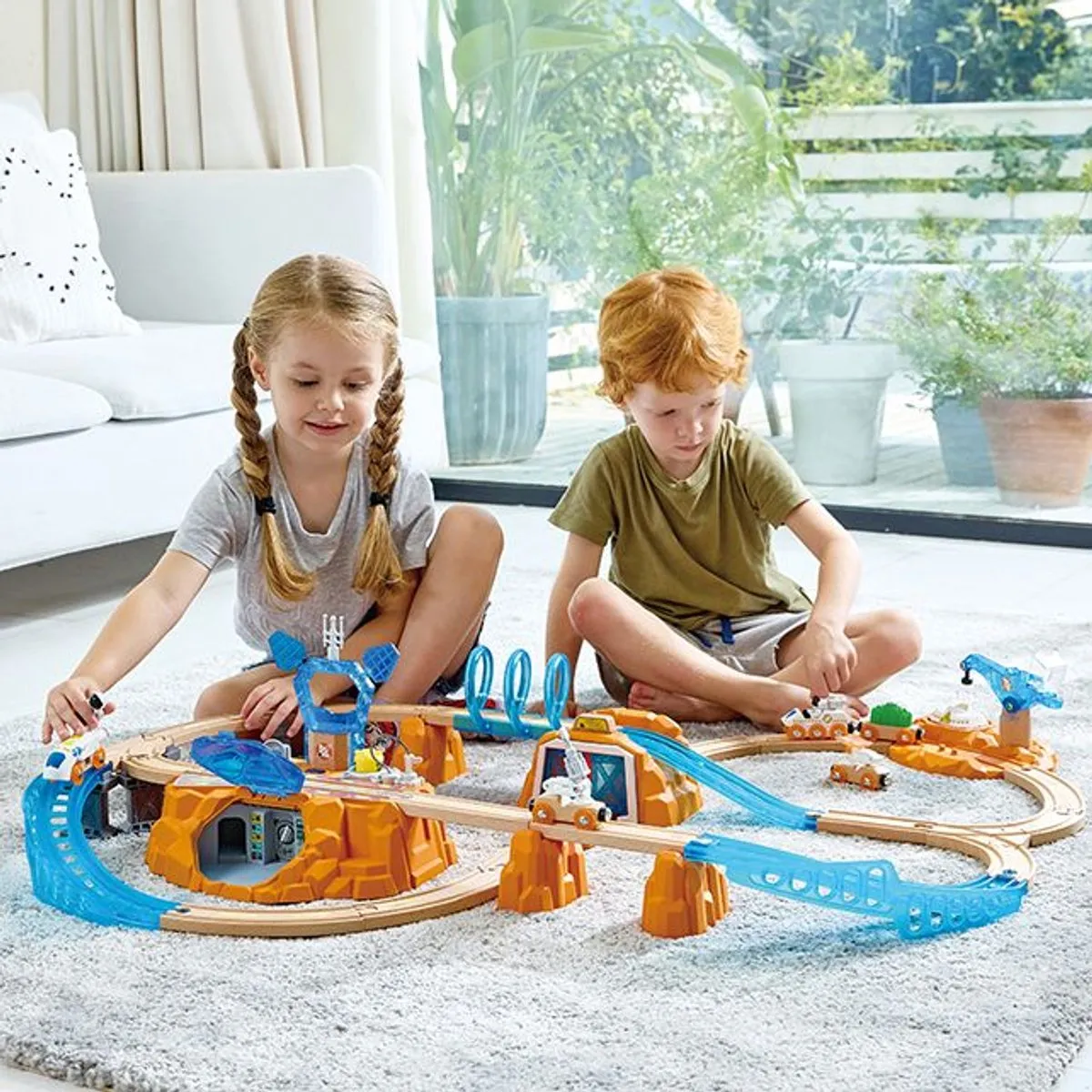 Hape Mars Verkenning Rail Set E3799 - Multicolor - afbeelding 6 van 6