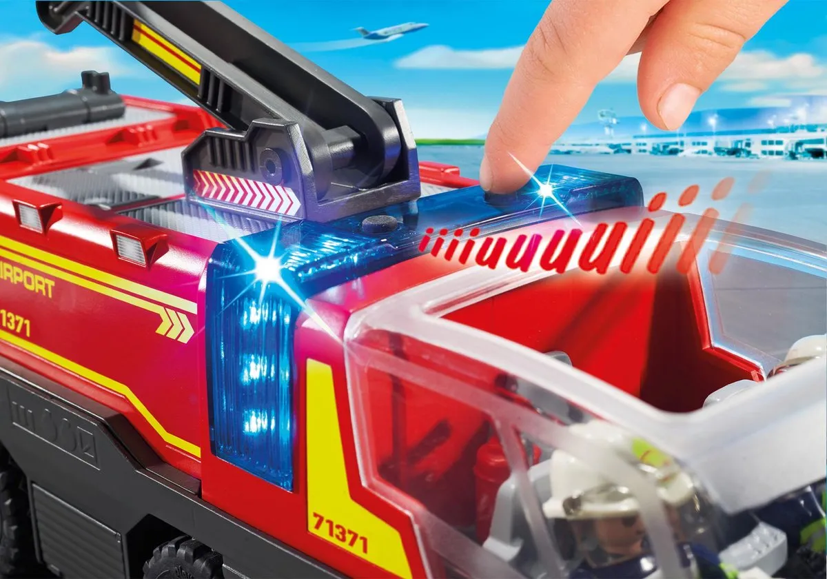 Playmobil City Action Luchthavenbrandweerwagen 71371 - Meerkleurig