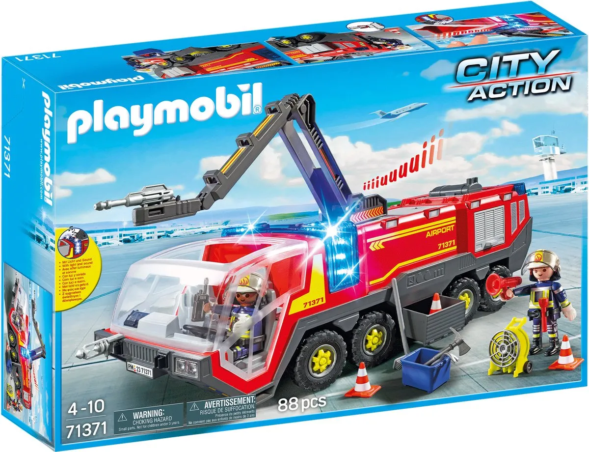 Playmobil City Action Luchthavenbrandweerwagen 71371
