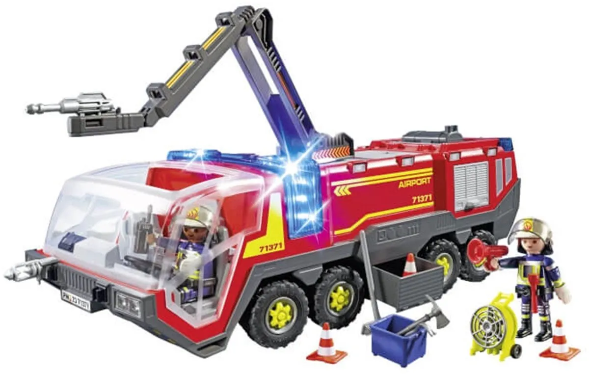 Playmobil City Action Luchthavenbrandweerwagen 71371 - Meerkleurig