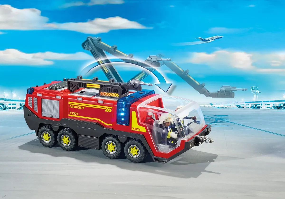 Playmobil City Action Luchthavenbrandweerwagen 71371 - Meerkleurig