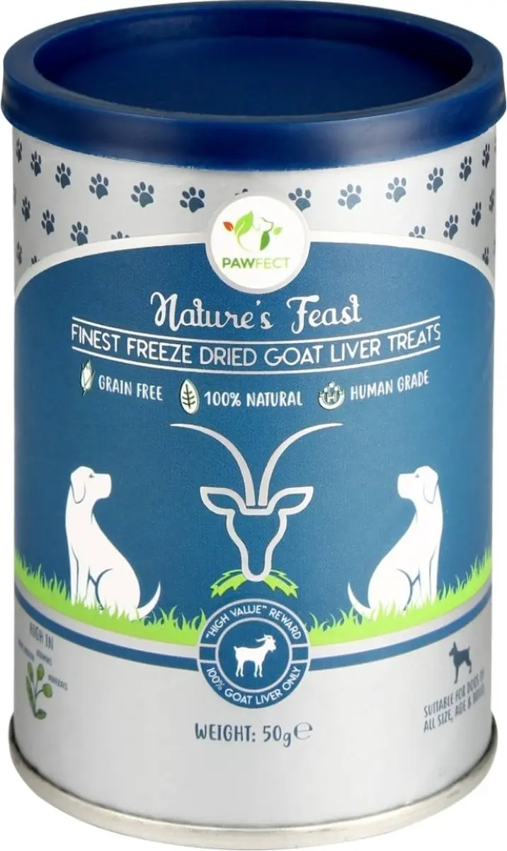 Pawfect Freeze Dried Treats Goat Liver