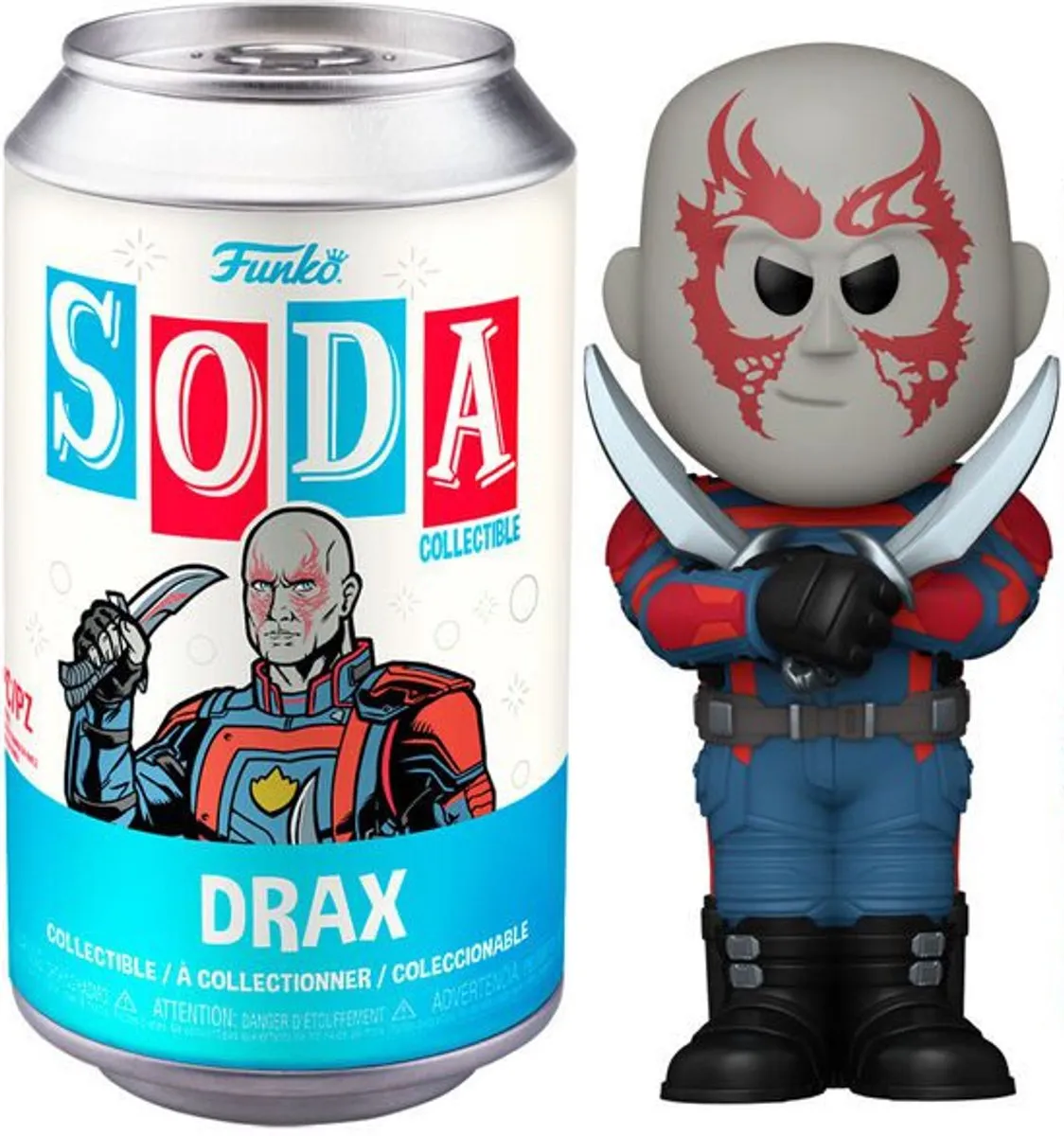 Funko Vinyl Soda Guardians of the Galaxy 3 Drax 68816 - Veelkleurig