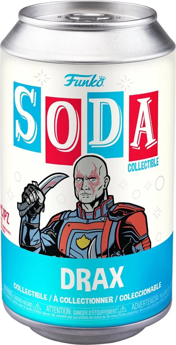 Funko Vinyl Soda Guardians of the Galaxy 3 Drax 68816 - Veelkleurig