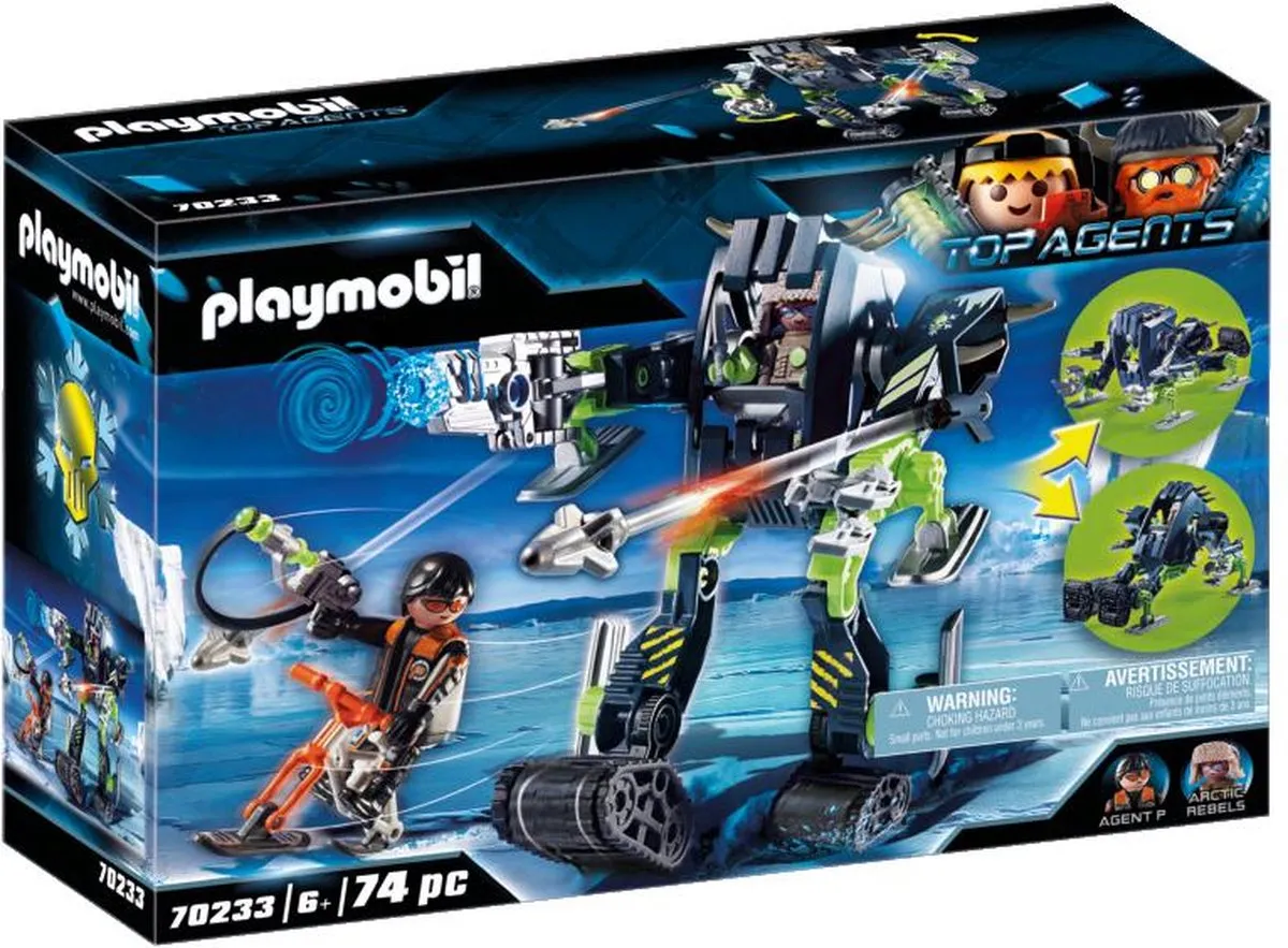 Playmobil Top Agents Arctic Rebels Sneeuwrobot 70233 - Multicolor