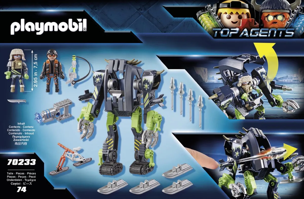 Playmobil Top Agents Arctic Rebels Sneeuwrobot 70233 - Multicolor