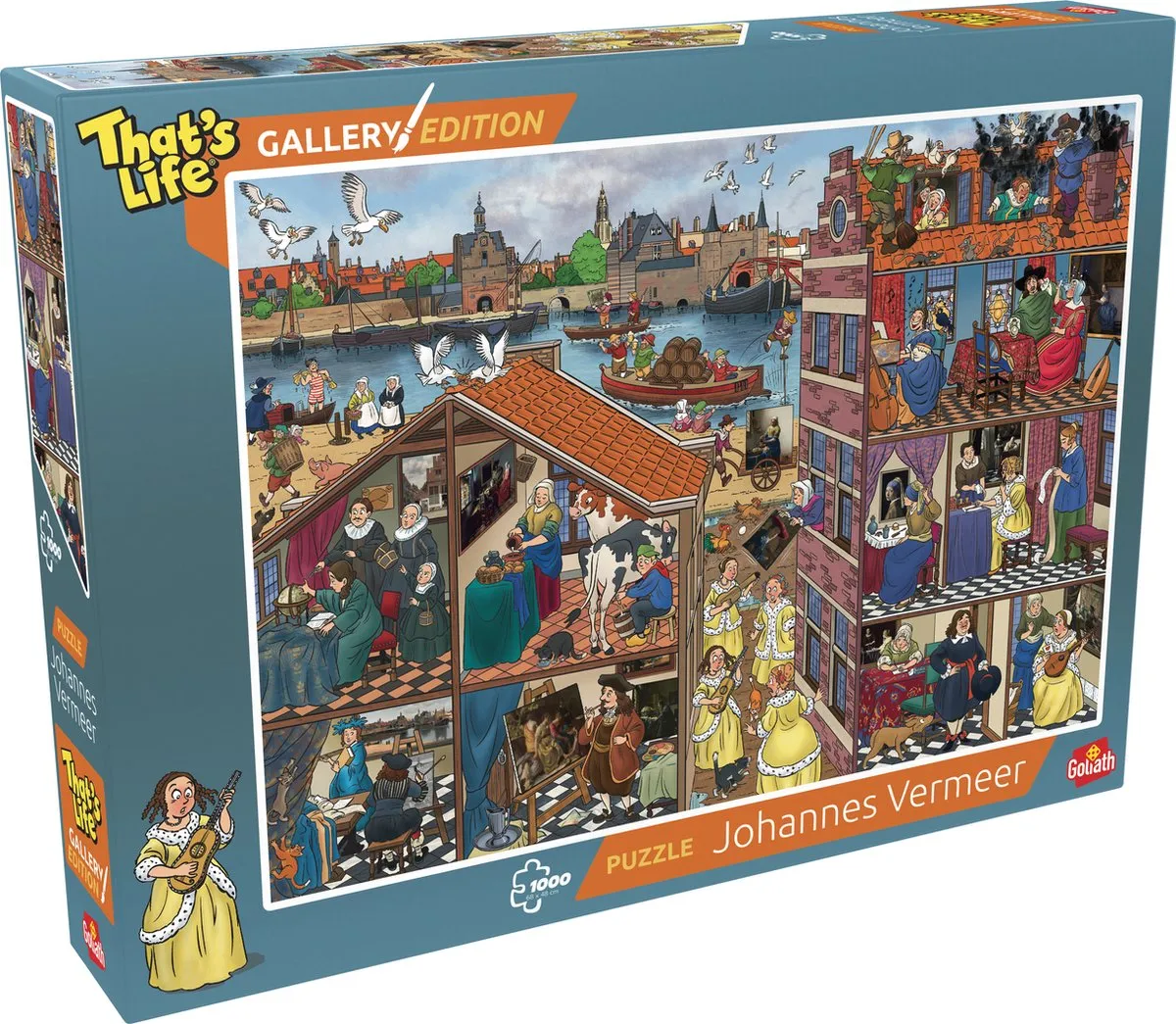 Goliath That's Life Johannes Vermeer Legpuzzel 1000 Stuks - 68x48cm